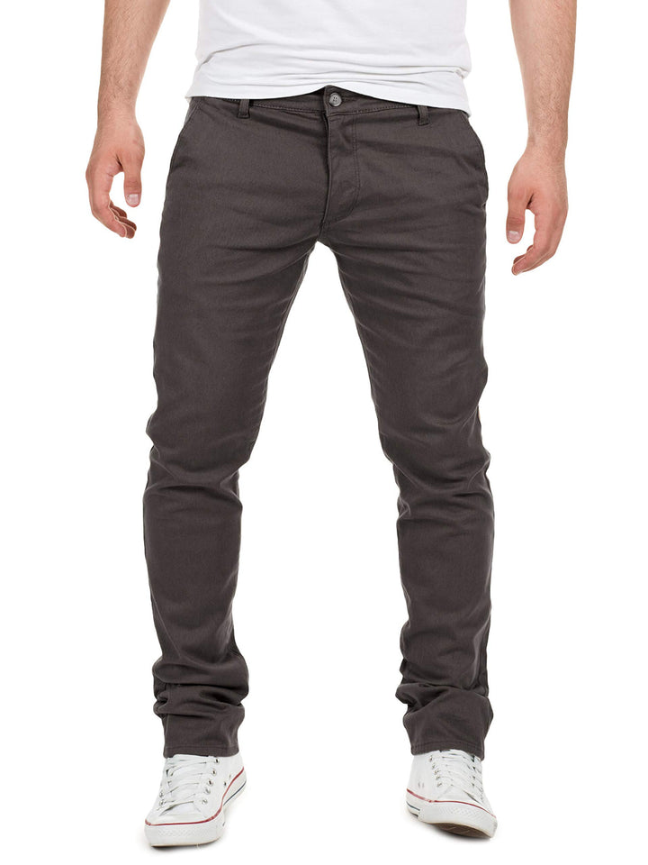 Yazubi Herren Chino Hose, Modell Dustin, Chinohose by Yzb Jeans 29W / 30L Grau (Iron Gate 193910), 2