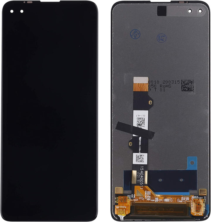 swark LCD Display Kompatibel mit Motorola Moto G 5G Plus XT2075, XT2075-2, XT2075-3 (Schwarz Ohne Ra
