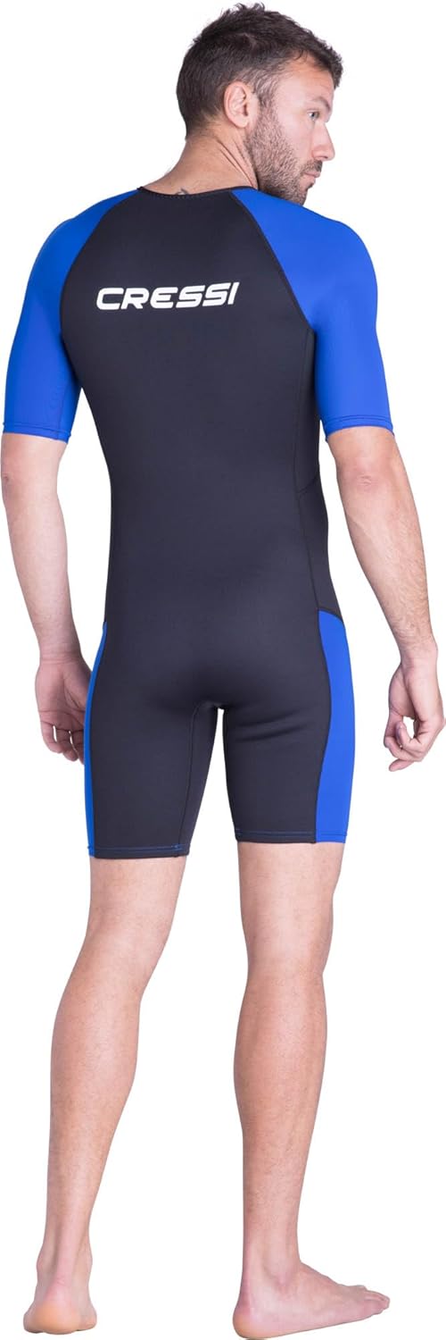 Cressi Tiburon Man Shorty Wetsuit 3mm - Shorty Neoprenanzug für Männer zum Schnorcheln, Schwimmen un