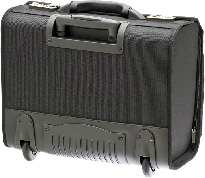 Aktenkoffer Pilotenkoffer Laptop Trolley Schwarz 47 cm Davidts