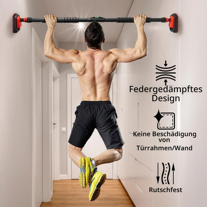 Klimmzugstange für Türrahmen, 70-90 cm/ 90-110 cm, Oberkörpertrainings-Klimmzugstangen ohne Schraube
