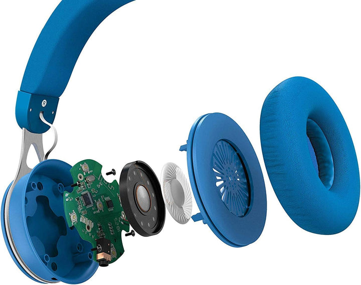 Headphones Urban 3 Mic Blue (Deep Bass, Comfortable ear pads ,Metal finishes, Control talk)- Blau bl