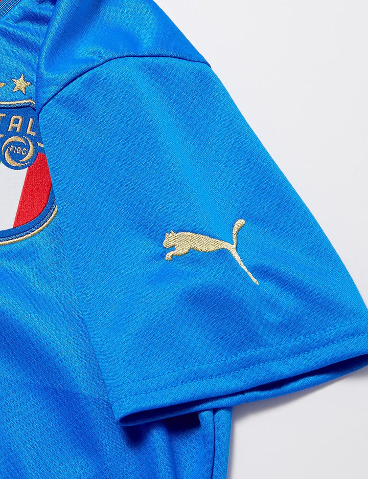 PUMA Jungen Saison 2022/23 Offizielle Heimtrikot Trikot 116 Ignite Blue-ultra Blue, 116 Ignite Blue-