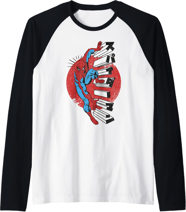 Marvel Spider-Man Spidey Senses Portrait Raglan