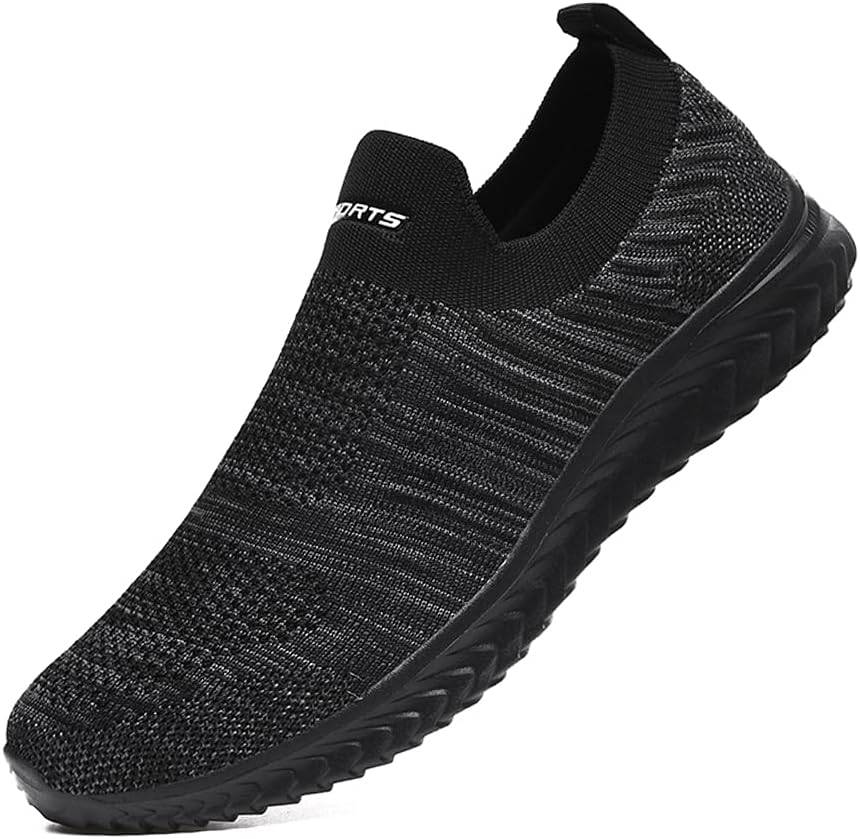 YisiNP Mesh Sneaker Damen Herren Sportschuhe Slip on Laufschuhe Ohne Schnürsenkel Männer Schuhe Snea