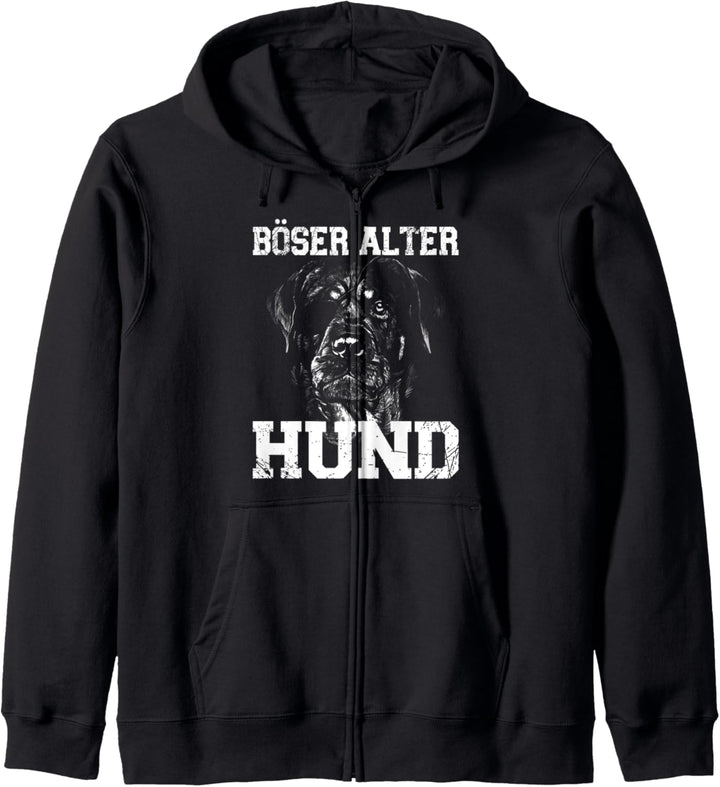 Böser alter Hund Kapuzenjacke