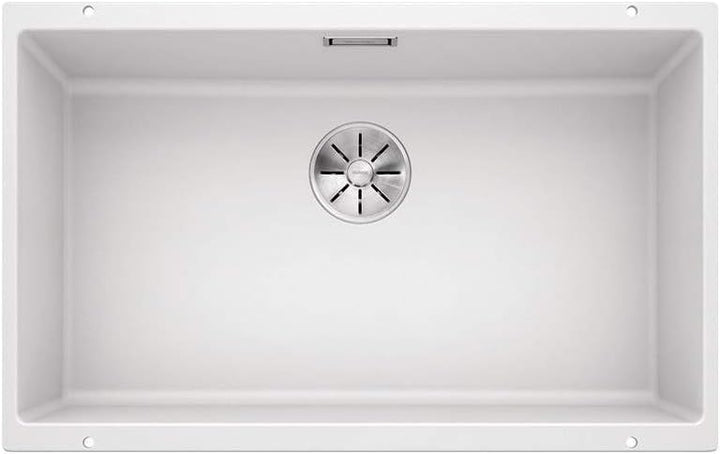 BLANCO SUBLINE 700-U | SILGRANIT weiss | Einbauart: Unterbau | ohne Ablauffernbedienung | 80er Unter