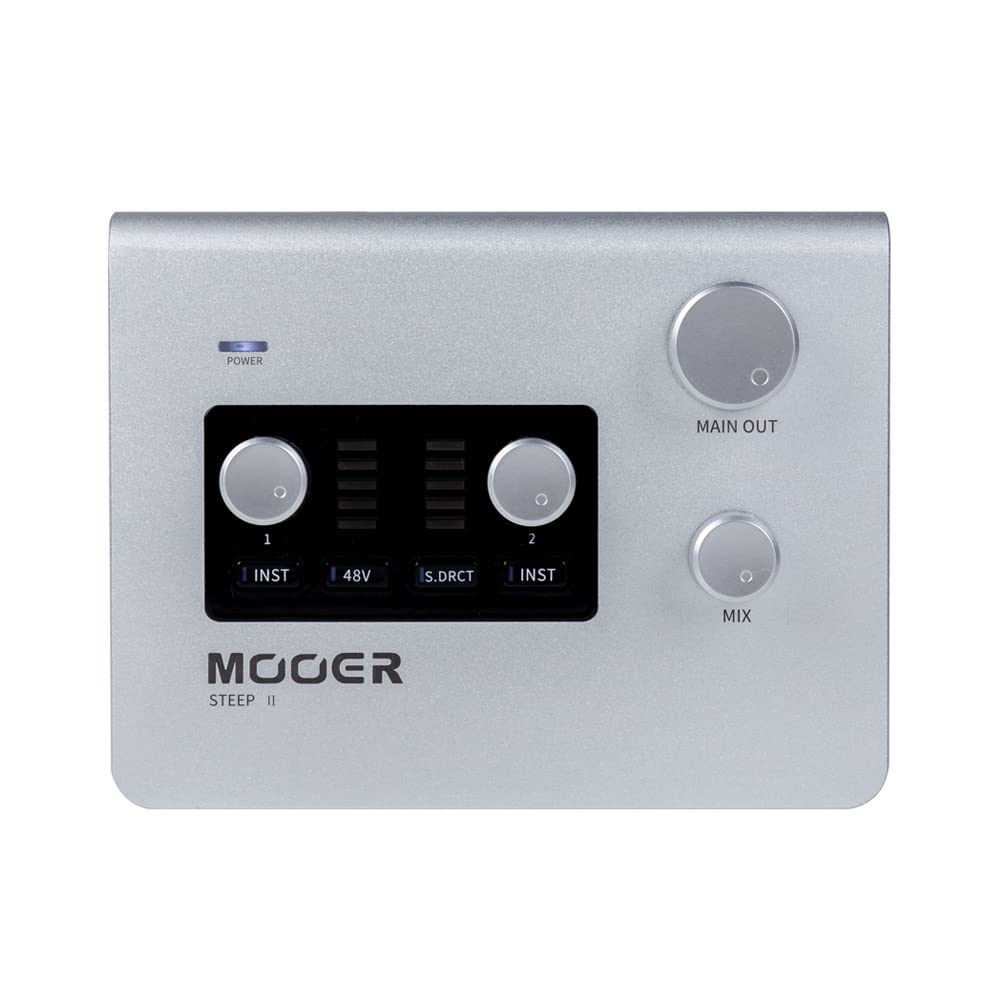 Mooer STEEP II, Multi-Platform Audio Interface (Silver)