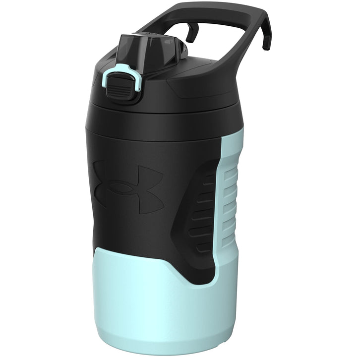 Under Armour UA 32oz Playmaker Jug Breeze Blue Schwarz und Marineblau, Schwarz und Marineblau