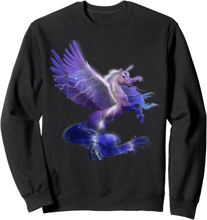 Unicorn Magical Mystical Purple Unicorn Pegasus Geschenk Sweatshirt
