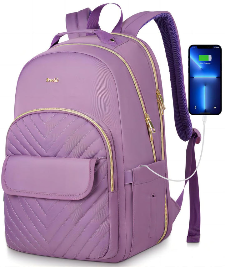 Schulrucksack Mädchen Teenager Laptop Rucksack Damen,Schulranzen Frauen Schule für Universität Studi