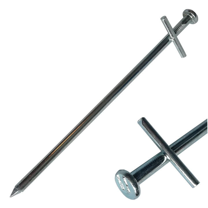 DCP Quality 1-100 Zeltheringe Tarzan 17cm aus Stahl für Harte Böden, Felsbodenheringe Hering Erdnage