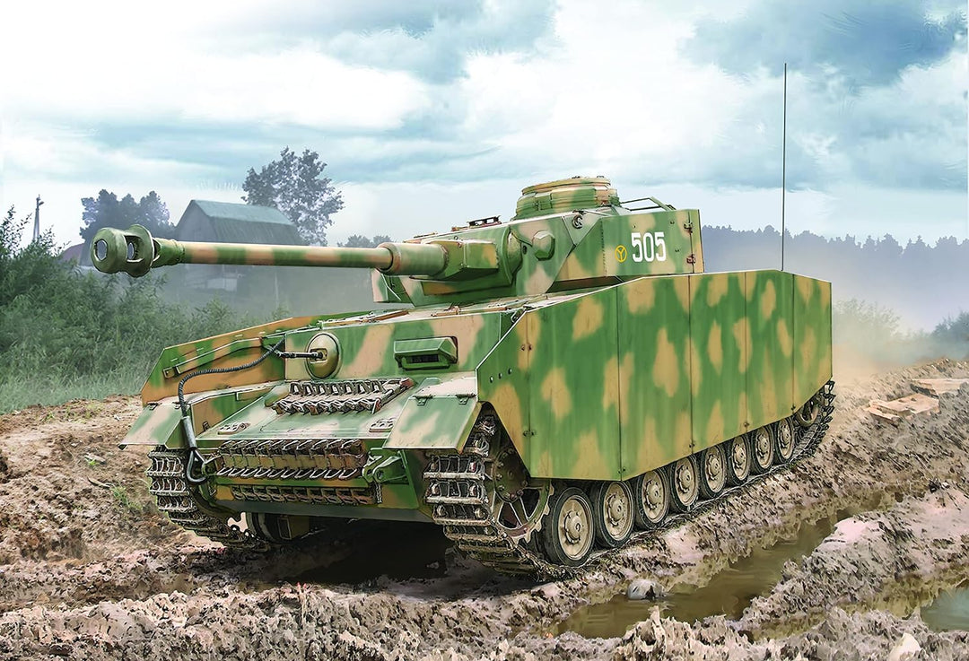 Italeri 6578S 1:35 Dt. Pz.Kpfw. IV KwK 40L/48 - Standmodellbau, Basteln, Hobby, Kleben, Plastikbausa