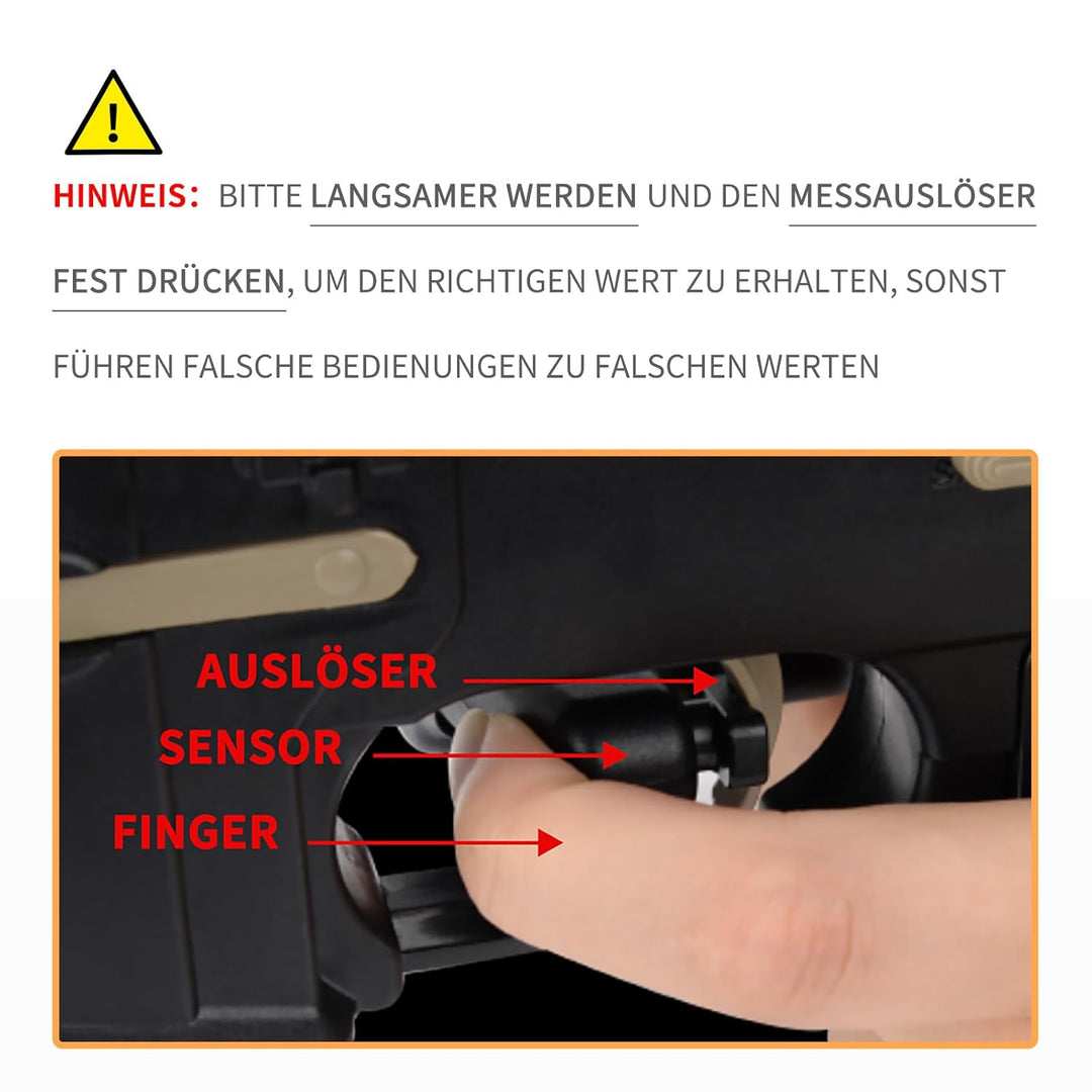 BOOSTEADY Digitaler Auslöse-Zugmesser, 0-5,4 kg Trigger-Zugwaage, 28,3 g Schritten für genaue Messwe