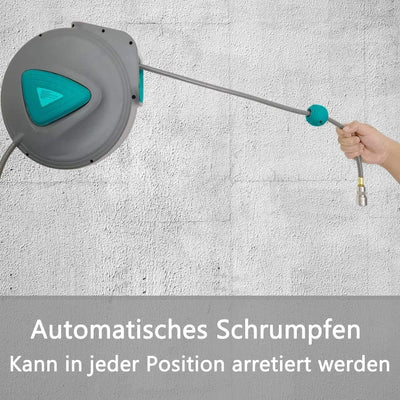 UISEBRT 10m Druckluftschlauch Aufroller Schlauchtrommeln Druckluft Automatik Schlauchaufroller mit S