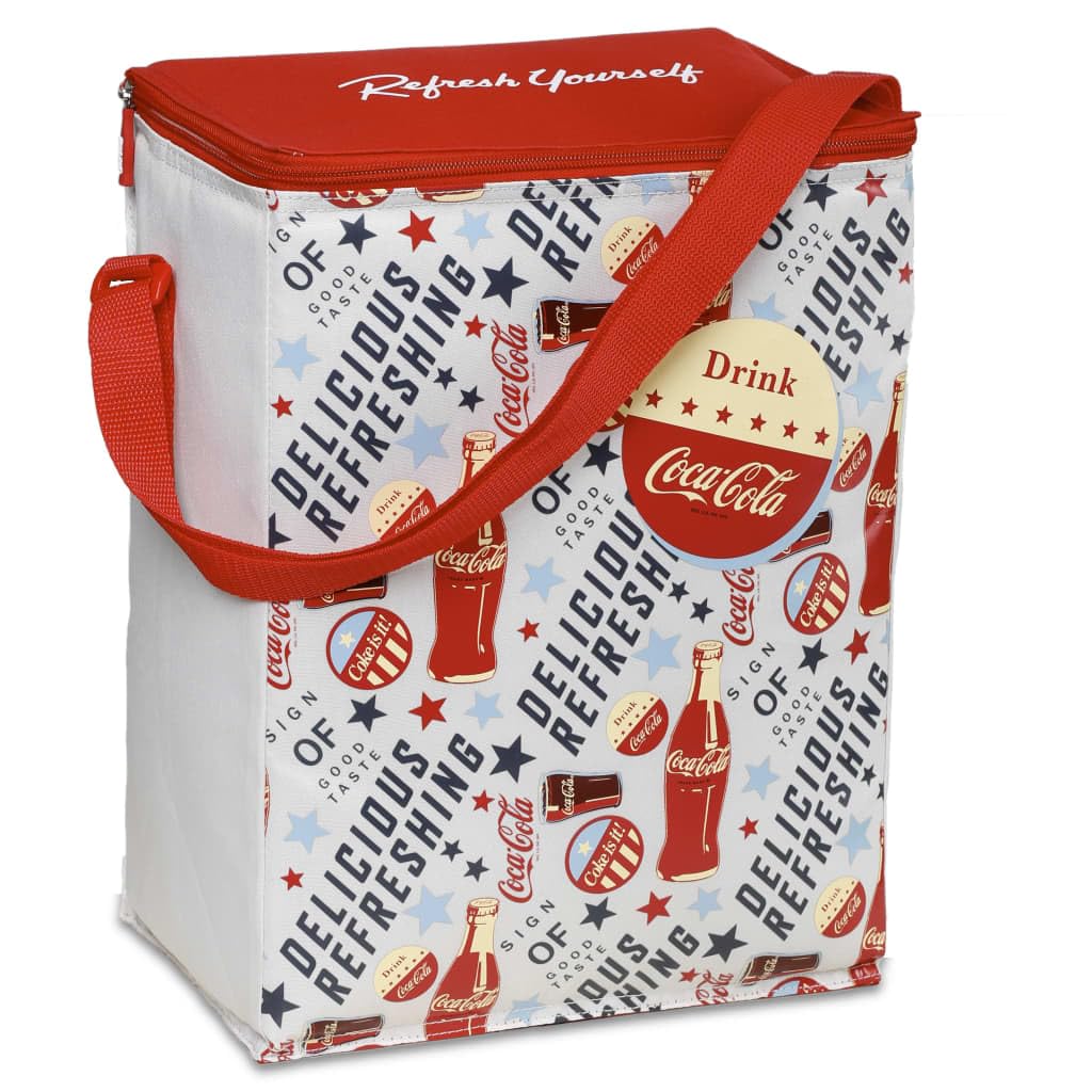 Coca-Cola Fresh 15 Kühltasche, 15 L, Coca-Cola Design für Picknick, Freizeit und Snacks