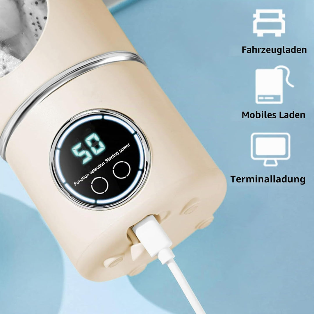 Tragbarer Mixer, Mini Standmixer, Portable Blender, 700ML Mini Blender, Wiederaufladbarer Typ-C, 12