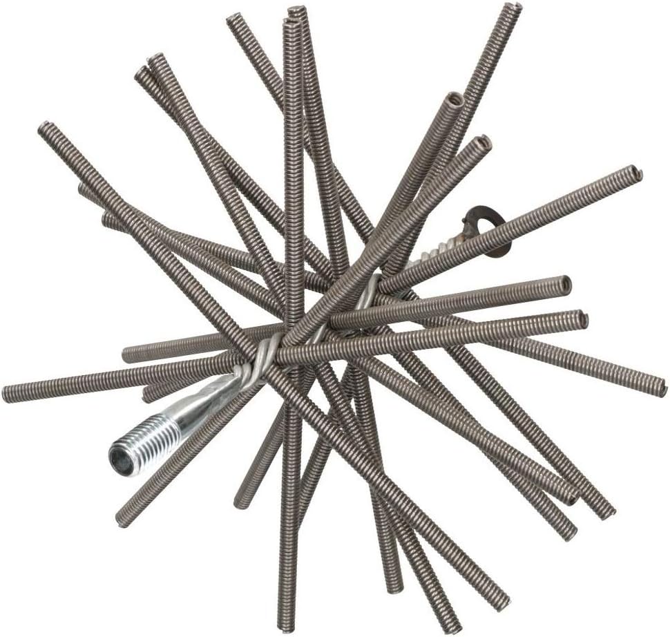 KOTARBAU Schornsteinbesen 140 mm Aus Federstahldraht Flexibel Robust Kaminbesen Russbesen Kaminbürst
