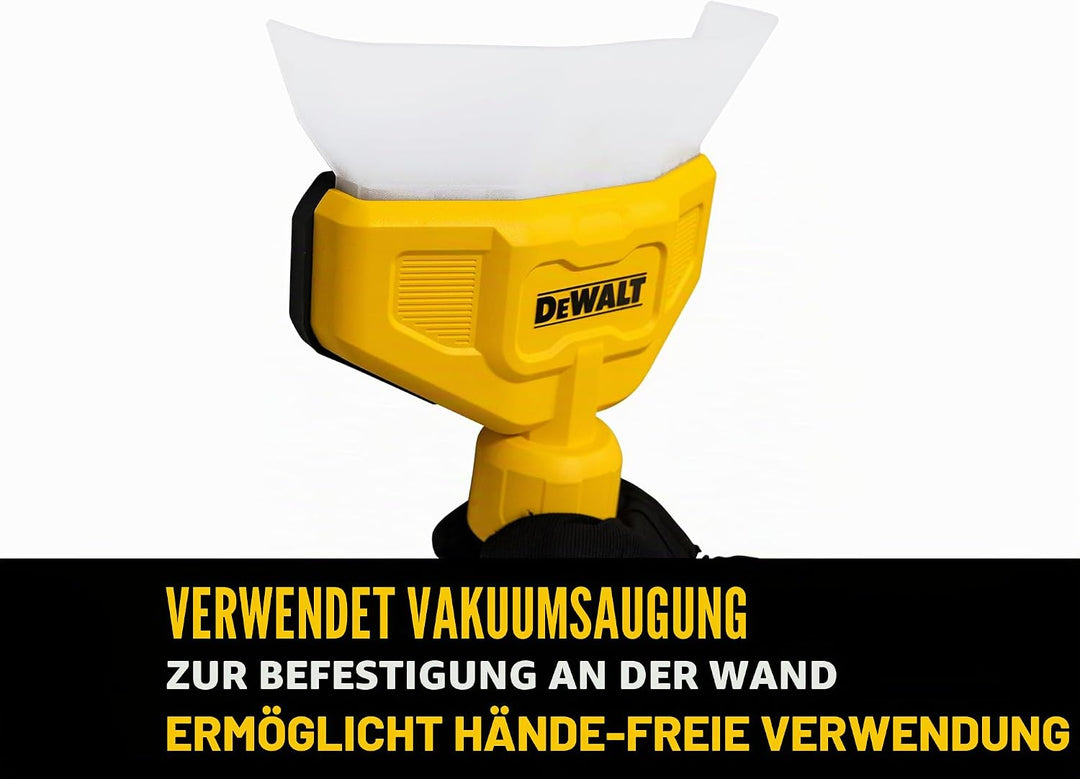 DEWALT DXVA00-1500E Staubsammler hat EIN Trichterdesign für maximale Schmutzaufnahme.Eine Gummidicht