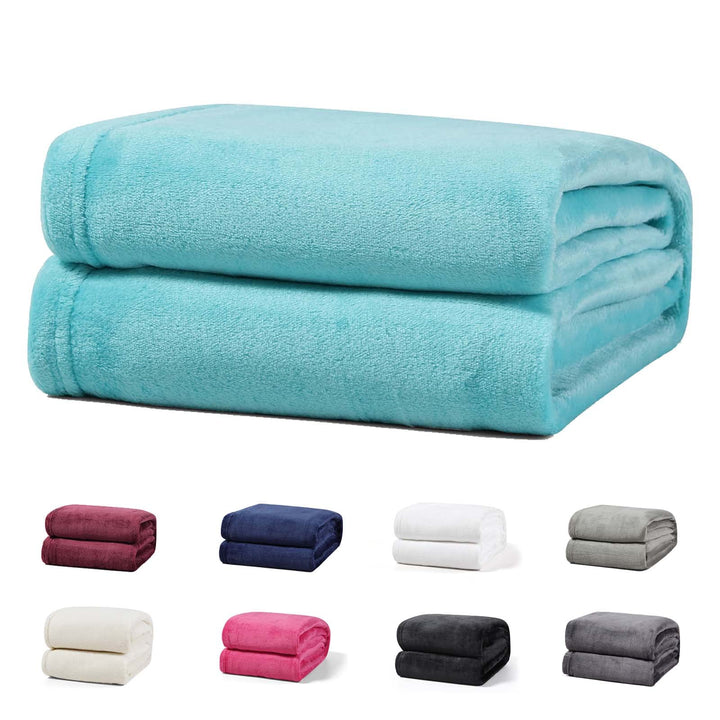 Buymax Flauschige XXL Kuscheldecke 230x270 cm Fleecedecke Super Flausch 1622 Gramm Überwurf Sofadeck