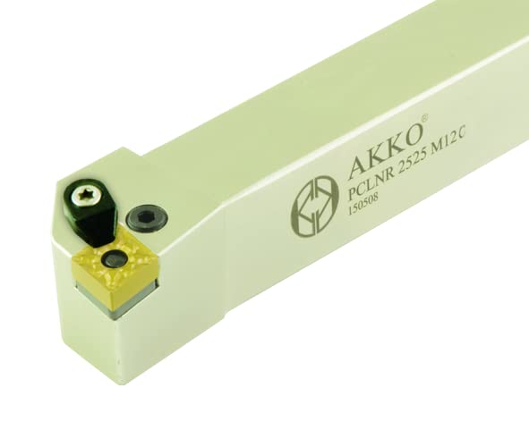 AKKO External Turning Toolholder, Metal Lathe Tool, Indexable Insert Holder, Alpha Coated CNC Machin