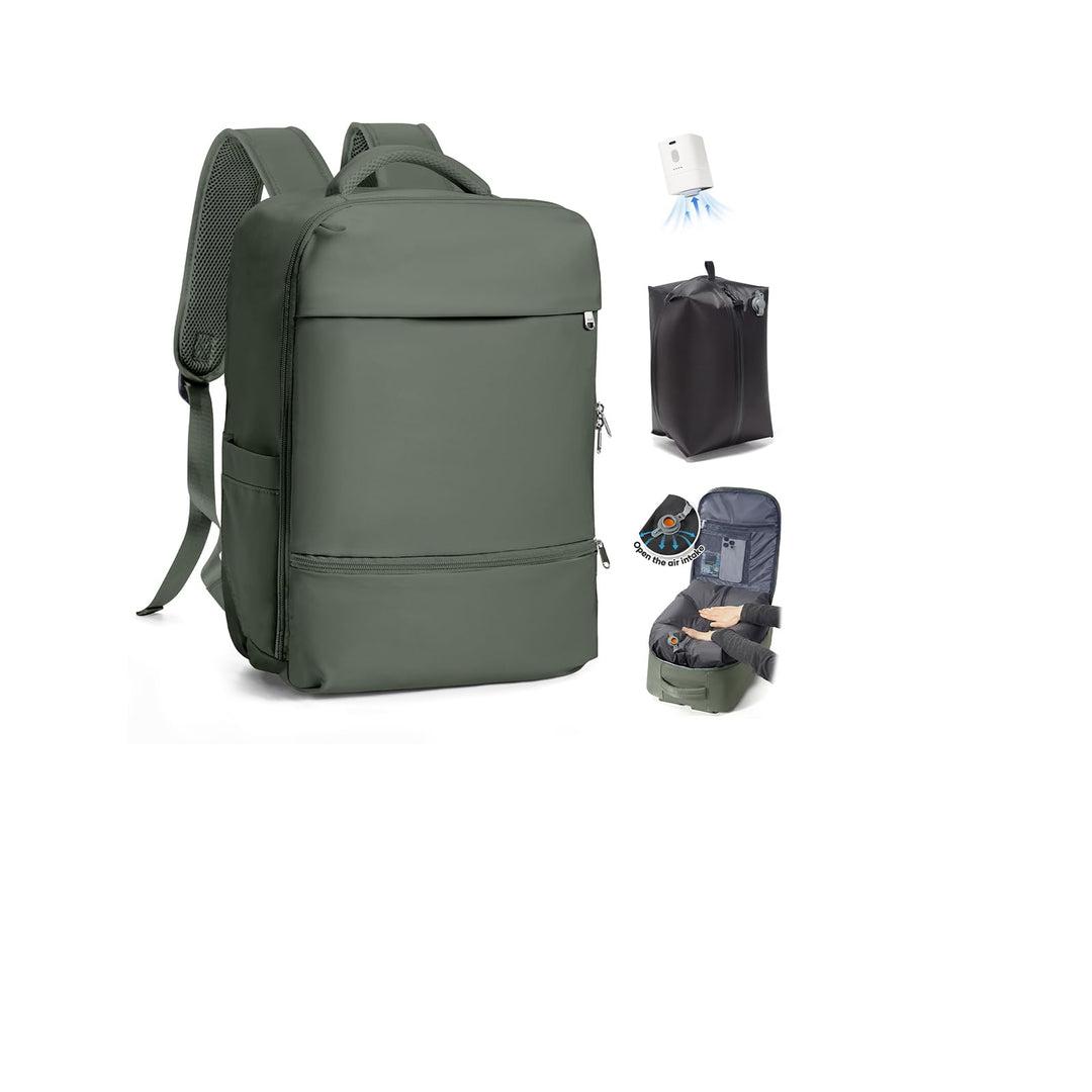 SZLX Grosser Reiserucksack Damen,Vakuum Rucksack mit Pumpe Ryanair Handgepäck 40x30x20 Herren, Wizza