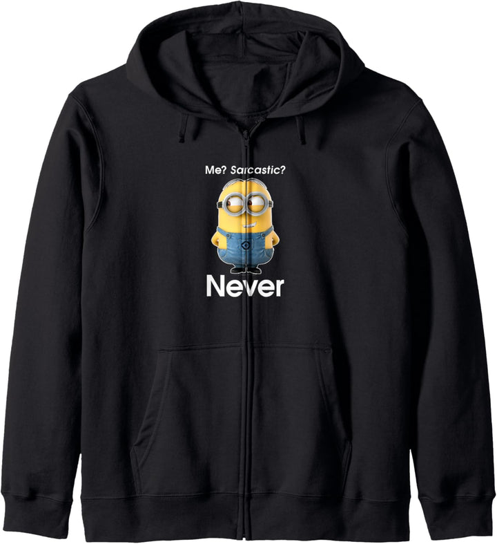 Despicable Me Minions Dave Me? Sarcastic? Never Kapuzenjacke