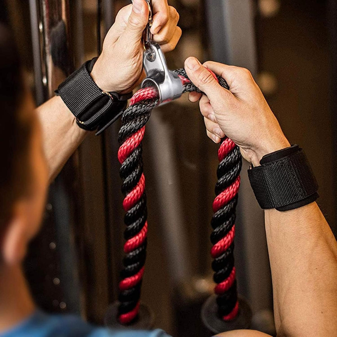 LAPONO Nylon Trizepsseil, Kraftstation Trizeps Seil Pull Down Gedrehtes Seil Trizepstau zum Herunter
