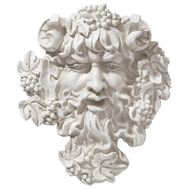 Design Toscano Bacchus, Gott des Weines: Blattmaske, Wandskulptur 1er-Set, 1er-Set