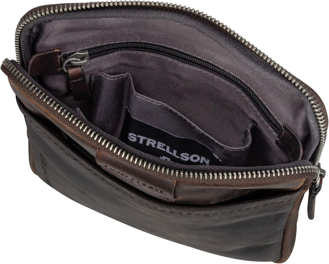 Strellson 4010003243 702 - Brick Lane Marcus Shoulderbag xsvz1 darkbrown Dark Brown, Dark Brown