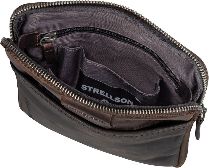 Strellson 4010003243 702 - Brick Lane Marcus Shoulderbag xsvz1 darkbrown Dark Brown, Dark Brown