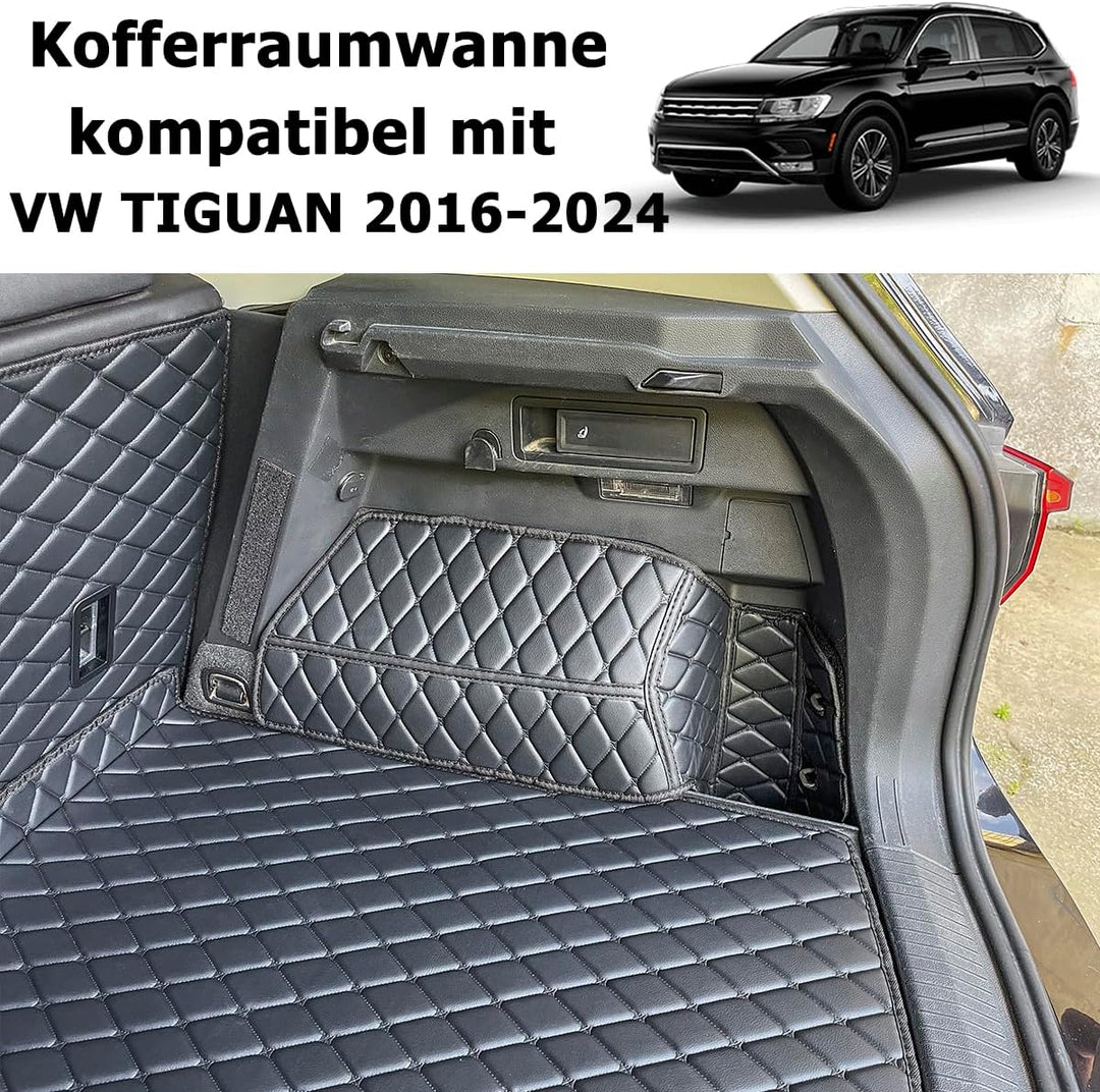 Kofferraumwanne kompatibel mit VW TIGUAN II 2016-2023 (AD1) nur Standardmodell – Nicht passend für A