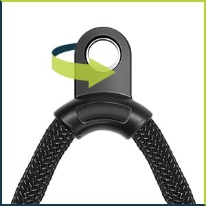 DASKING Trizepsseil Unterarmtrainer Ergonomisches Griffe, Kabelmaschine Trizeps Ergonomischen Rutsch