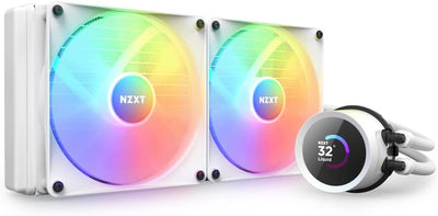 NZXT Kraken 280 RGB - RL-KR280-W1-280mm AIO CPU Wasserkühlung - 1,54" LCD Display 240x240-2x140mm RG