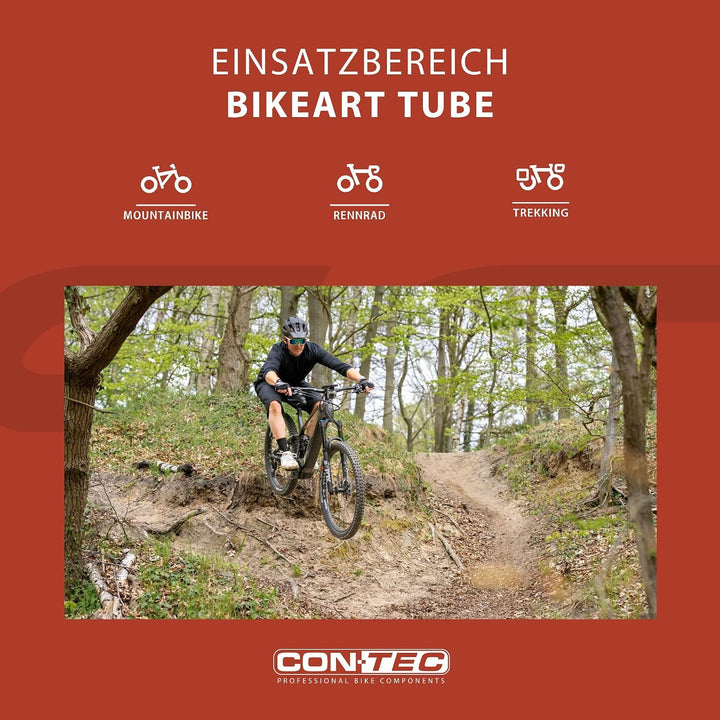 CONTEC Wandpräsenter bikeART Tube, 25kg, aus Stahl und Walnussholz, inkl. Befestigungsmaterial, für