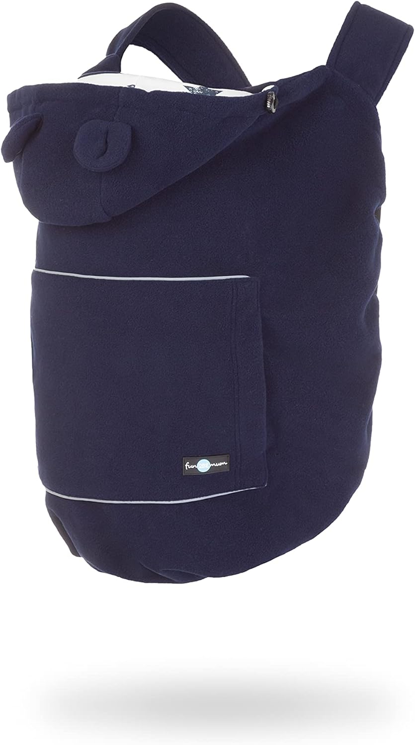Fleece BABY Tragecover Marineblau