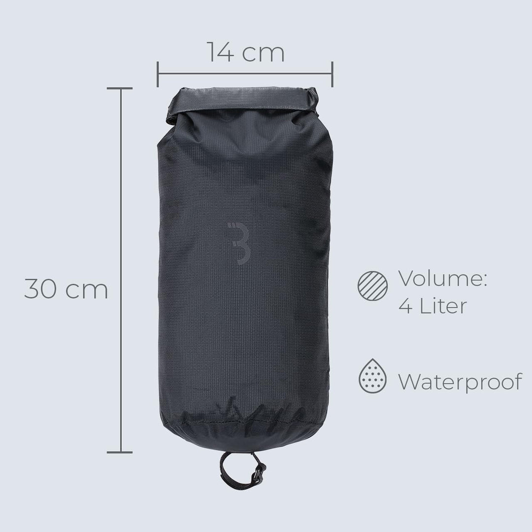 BBB Cycling Gabeltasche Wasserdicht I Fahrrad Gabeltasche Mit Rollverschluss Und Gepäckträger I Fork