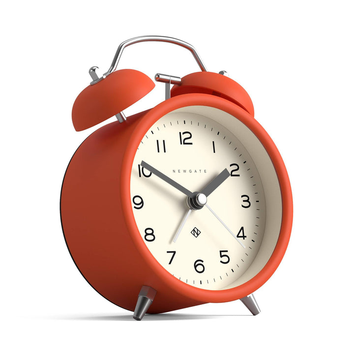 NEWGATE ® Charlie Bell Echo Alarm – Kleiner moderner Nachttischwecker – Schlafzimmerzubehör – Wecker