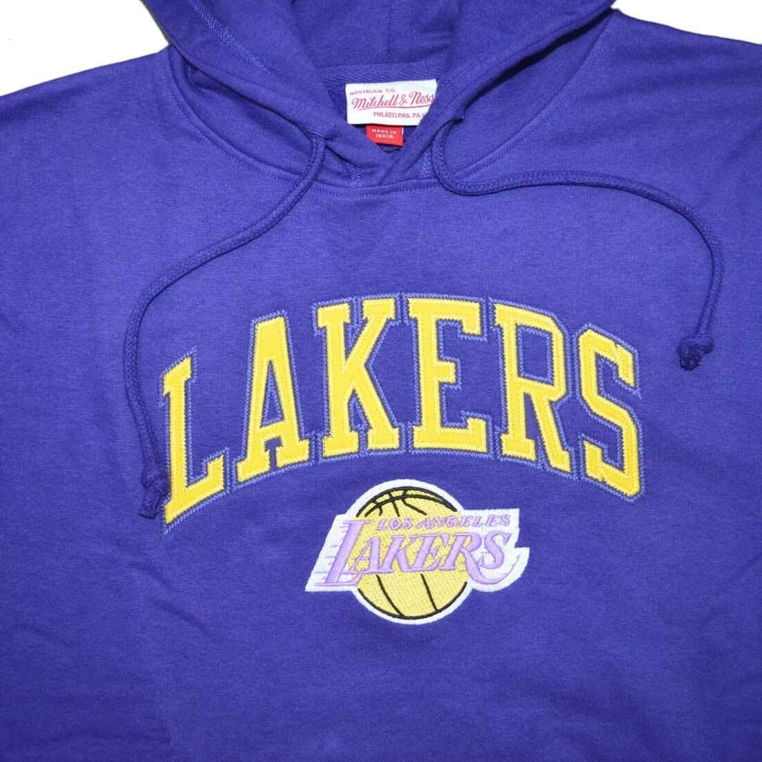 Mitchell & Ness NBA Arch Hoody M Los Angeles Lakers, Violett, M Los Angeles Lakers, Violett