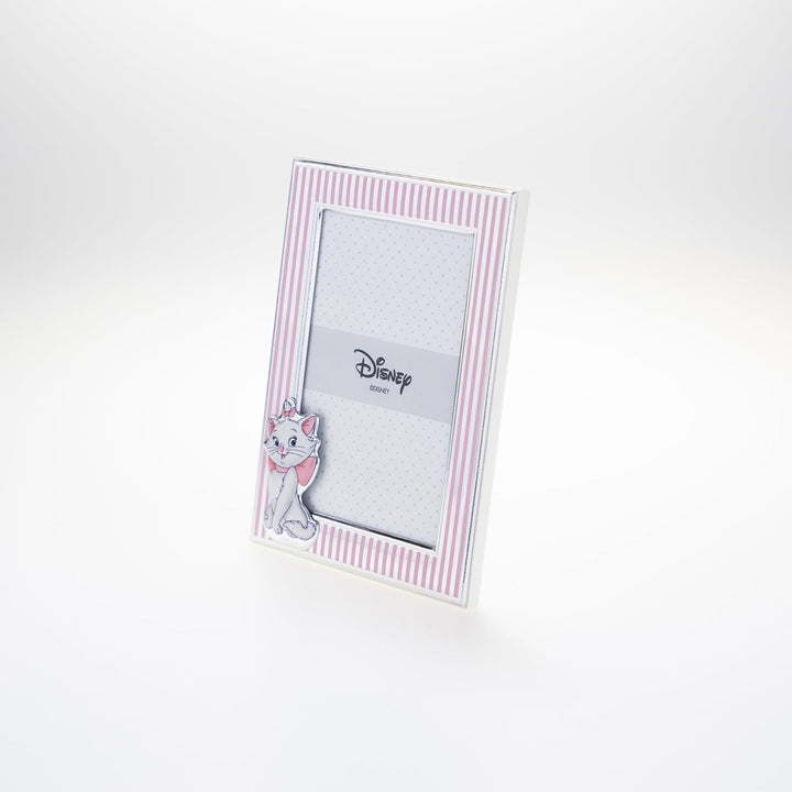 VALENTI & CO. Disney Baby - Minou Aristocats Bilderrahmen in Silber für Kinder, Geschenkidee für Tau