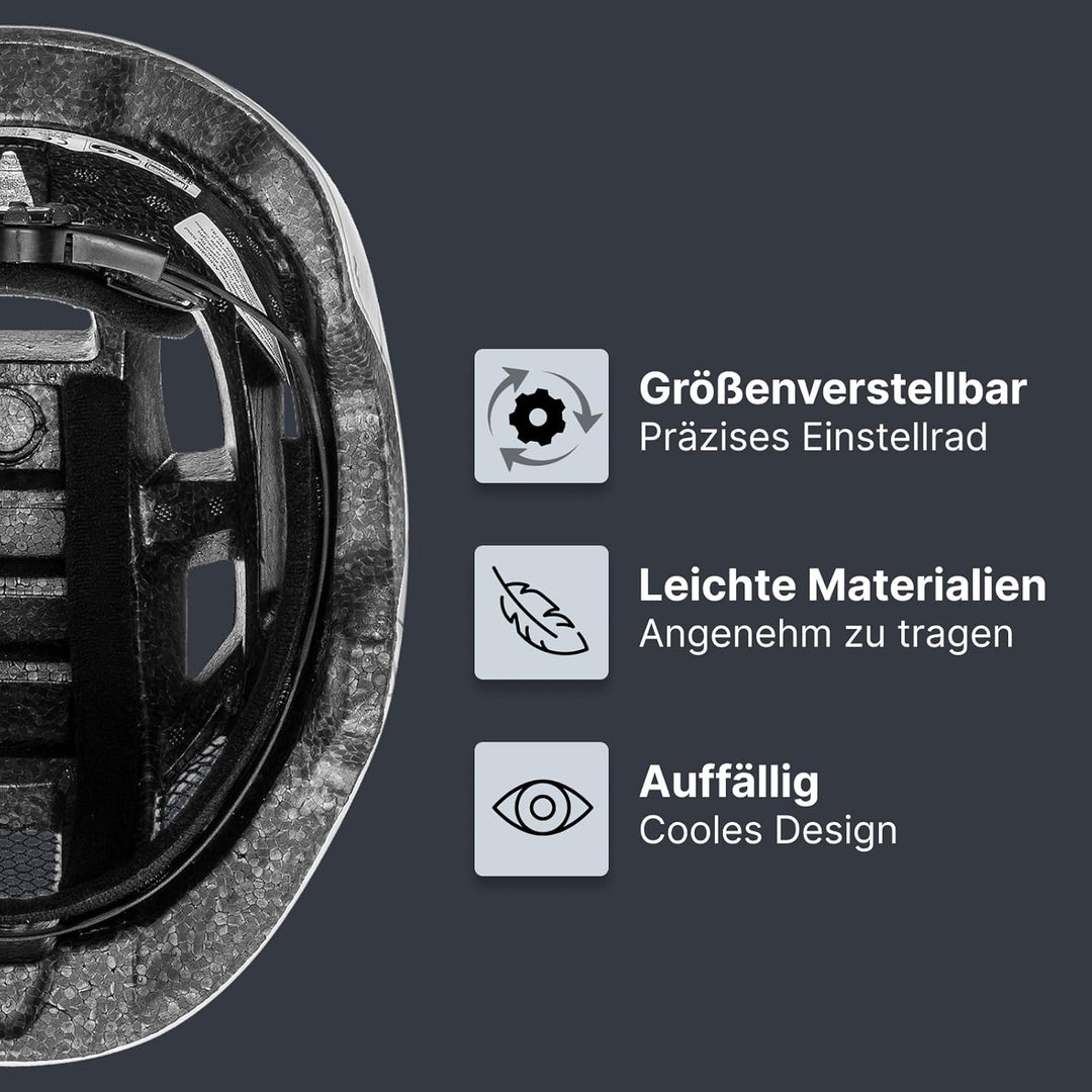 uvex finale junior - leichter Fahrradhelm für Kinder - individuelle Grössenanpassung - erweiterbar m