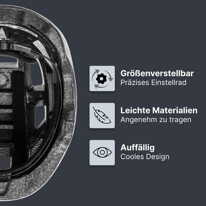 uvex finale junior - leichter Fahrradhelm für Kinder - individuelle Grössenanpassung - erweiterbar m