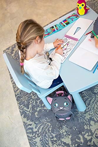 Belmil Kindergartenrucksack mit Brustgurt und Namensschild für 1-3 Jährige/Jungen - Mädchen / 4 L/Gr