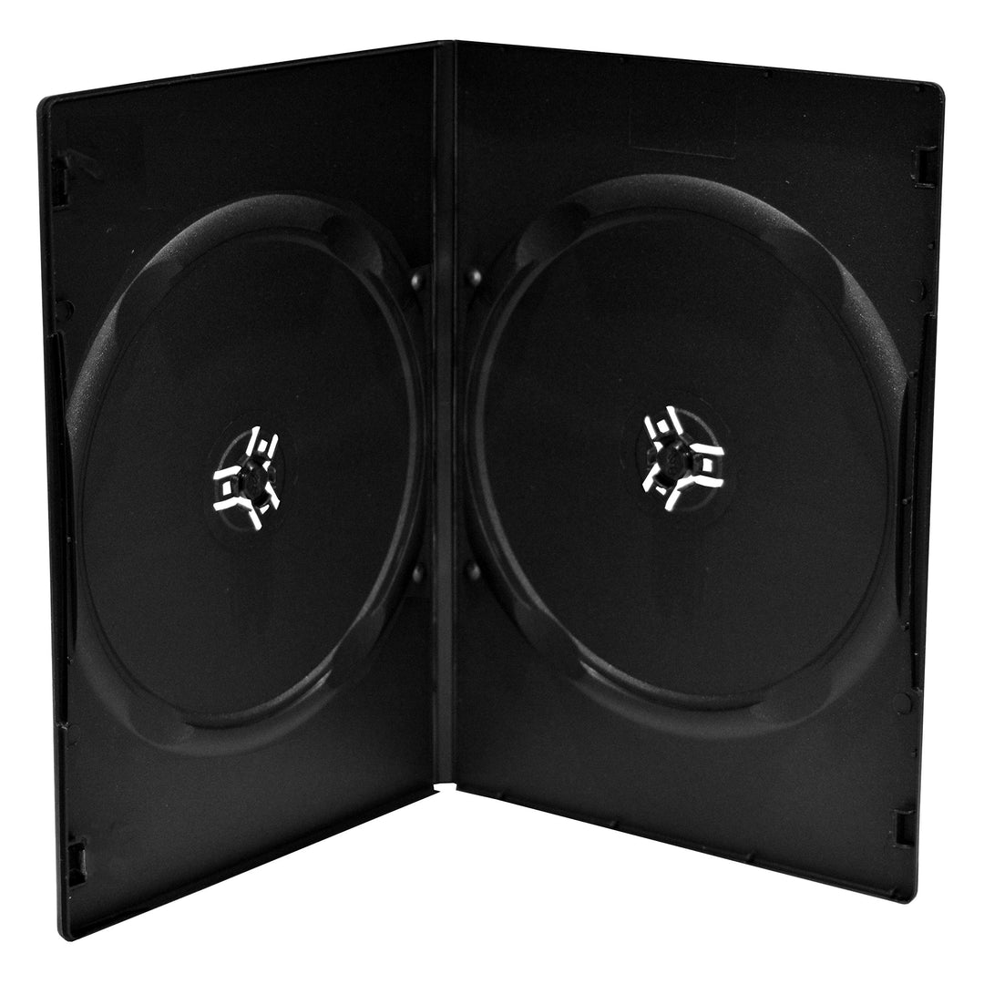 MediaRange DVD-Leerhülle, 7 mm Schwarz - 100 Stück, BOX14-7-100