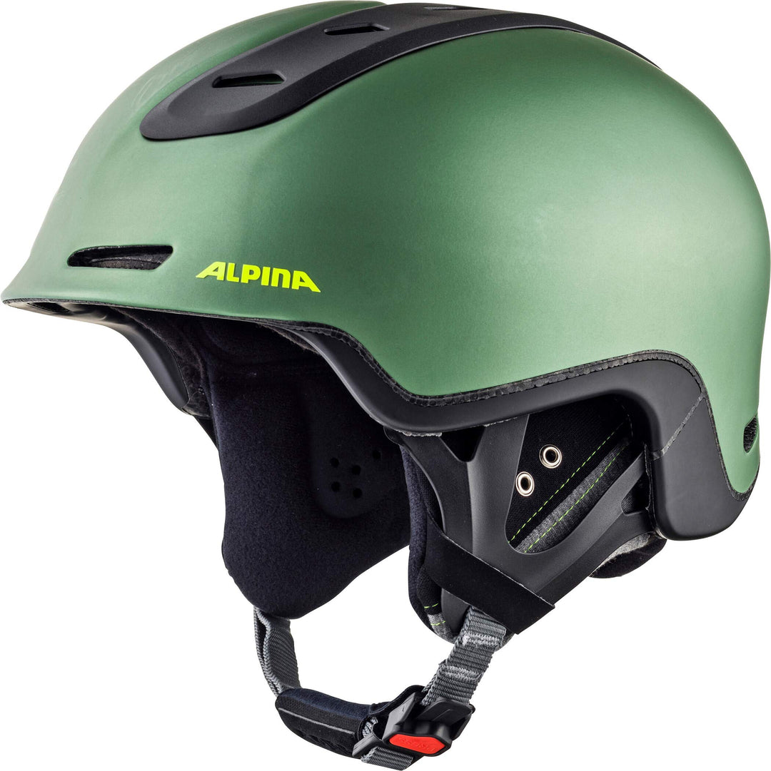 ALPINA SPINE - Sicherer, Individuell Anpassbarer & Hochwertiger Skihelm Für Erwachsene moss-green ma