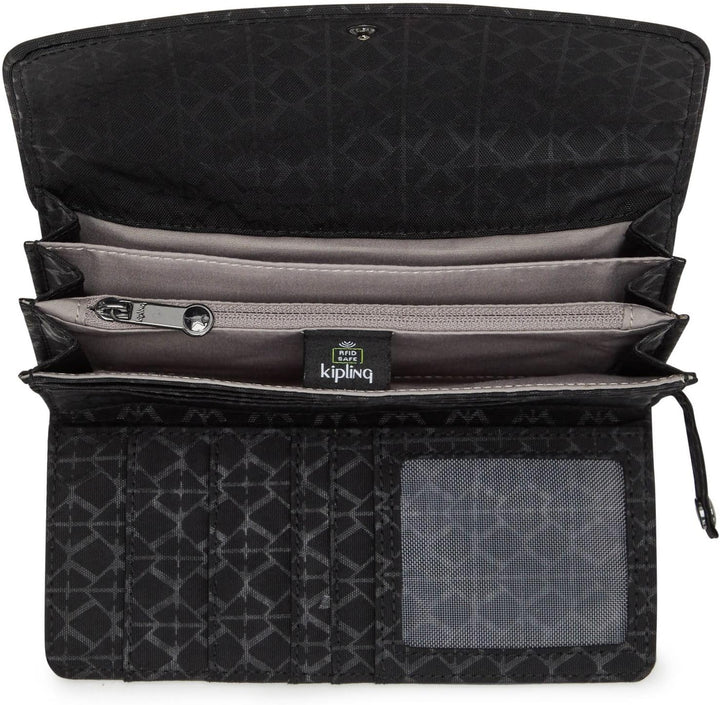Kipling Damen Money Land Geldbörsen, Signature Emb, Signature Emb