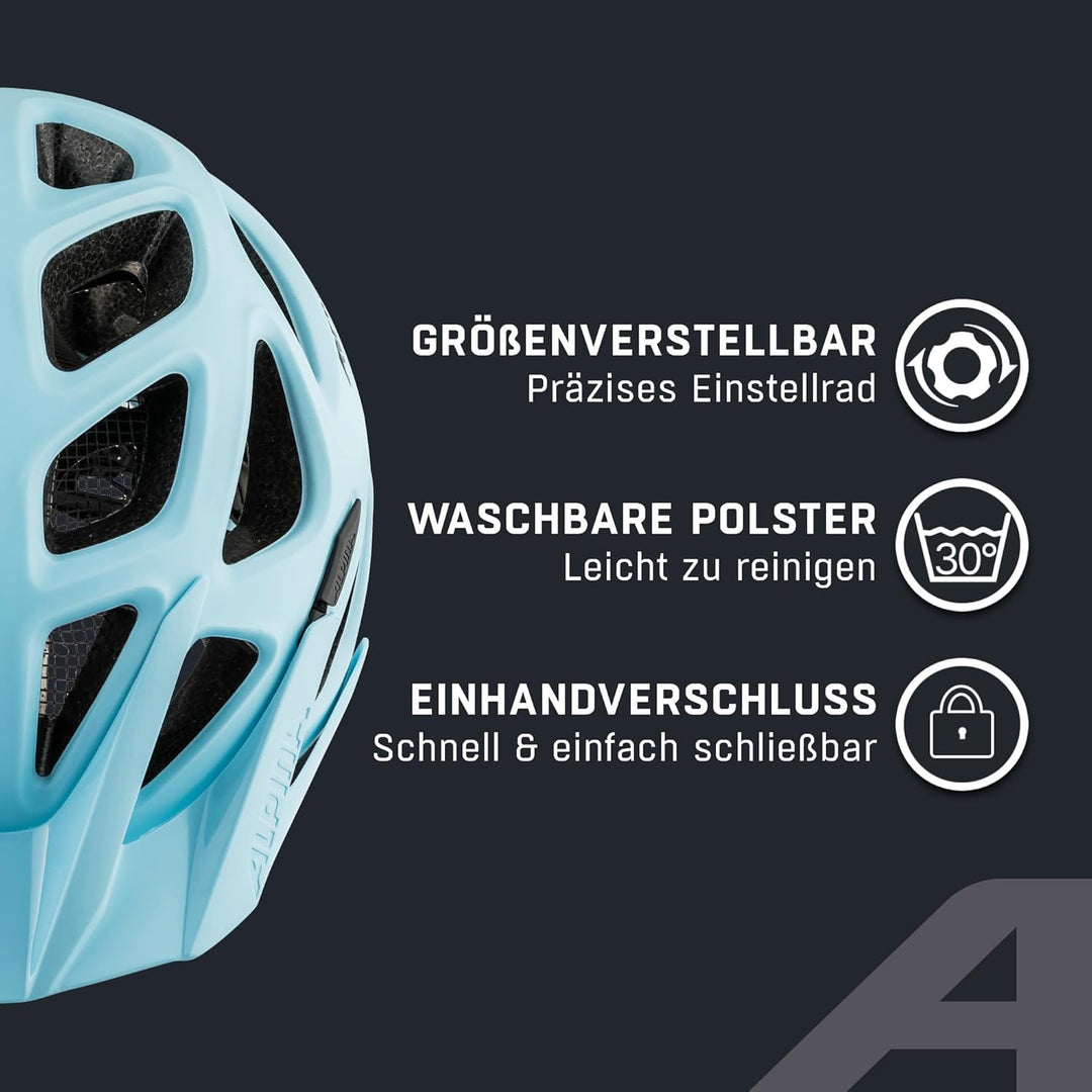 ALPINA MYTHOS 3.0 - Leichter, Optimal Belüfteter & Anpassbarer Fahrradhelm Mit Antibakteriellen Pols