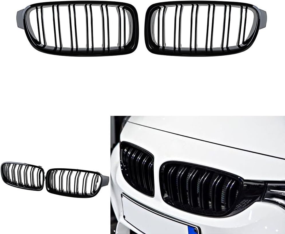 GSRECY Für F30 F31 2012-2018 3 Serie 318d 320d 330d 320i 328i 335i 335i xDrive Twin Fins Front Kinde