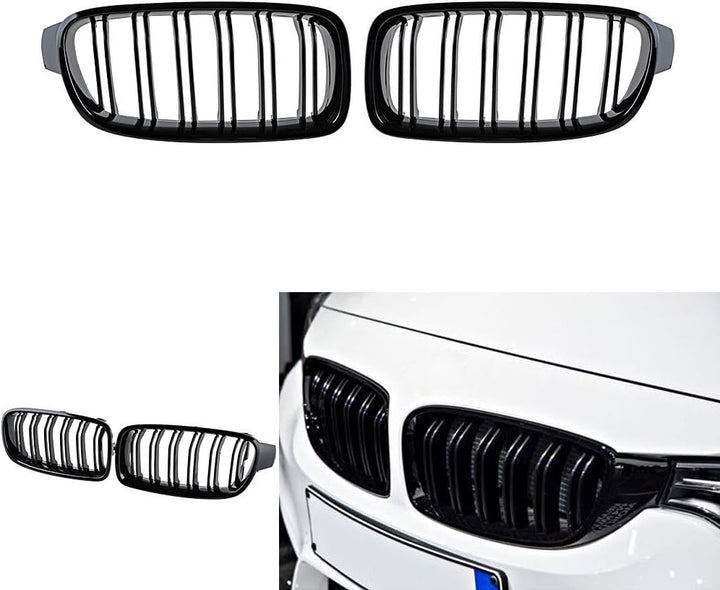 GSRECY Für F30 F31 2012-2018 3 Serie 318d 320d 330d 320i 328i 335i 335i xDrive Twin Fins Front Kinde