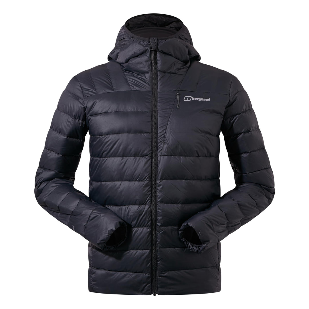 Berghaus Herren Silksworth Hooded Down Insulated Jacket S Jet Schwarz, S Jet Schwarz